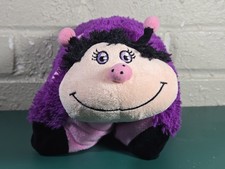 Pillow Pets Pee Wees Dreamy Lady Bug Limited Edition Purple Stuffed Plush 11"