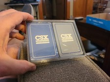 CSX Railroad Playing Cards 2 Dexks Sealed