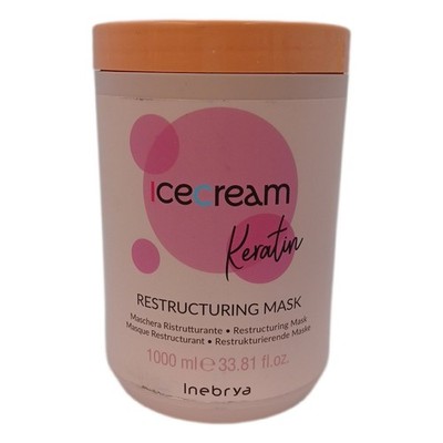 Inebrya Ice Cream Keratin Restructuring Mask - Maschera Ristrutturante 1000ml