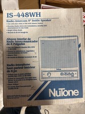 Nutone Radio Intercom 8  Inside Speaker IS-44...