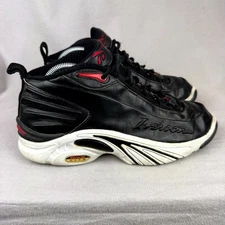 Reebok Answer II DMX Lite Basketball Shoes Mens 8 Black Sneakers Allen Iversons