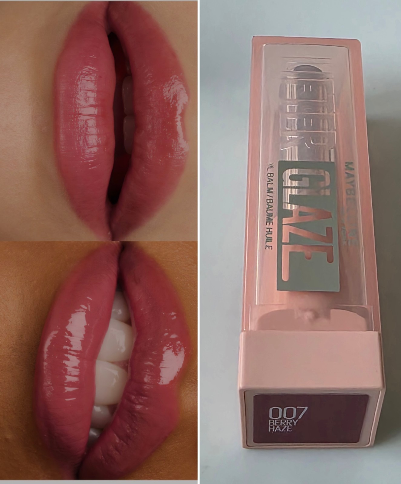 Maybelline Lifter Glaze Oil Balm Lipstick  Shade Berry Haze New