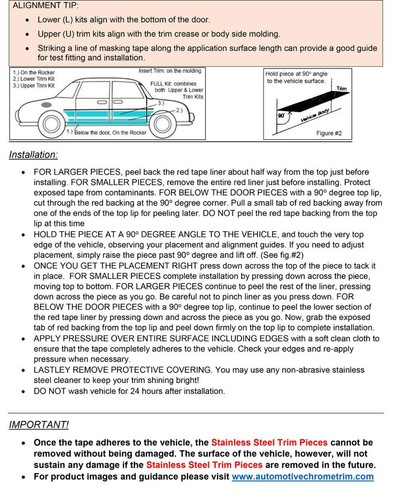 QAA is Compatible with 2019-2020 Ford Ranger 6 Piece Stainless Pillar Post Tr... - Picture 7 of 7