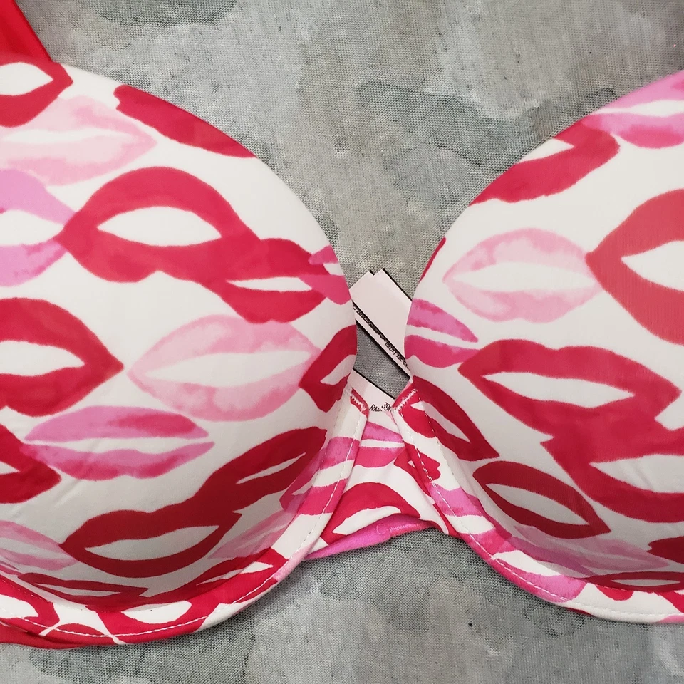 Victoria's Secret Bra Womens 36C White T-shirt Push Up - Image 3 of 4