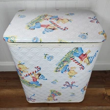 Vintage 1950s Redmon Pep-R-Mint Kids Child Baby Nursery Toy Hamper Basket 