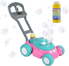 Deluxe Bubble Lawn Mower Toy Includes 4Oz Bubble Solution Outdoor Bubble Mac