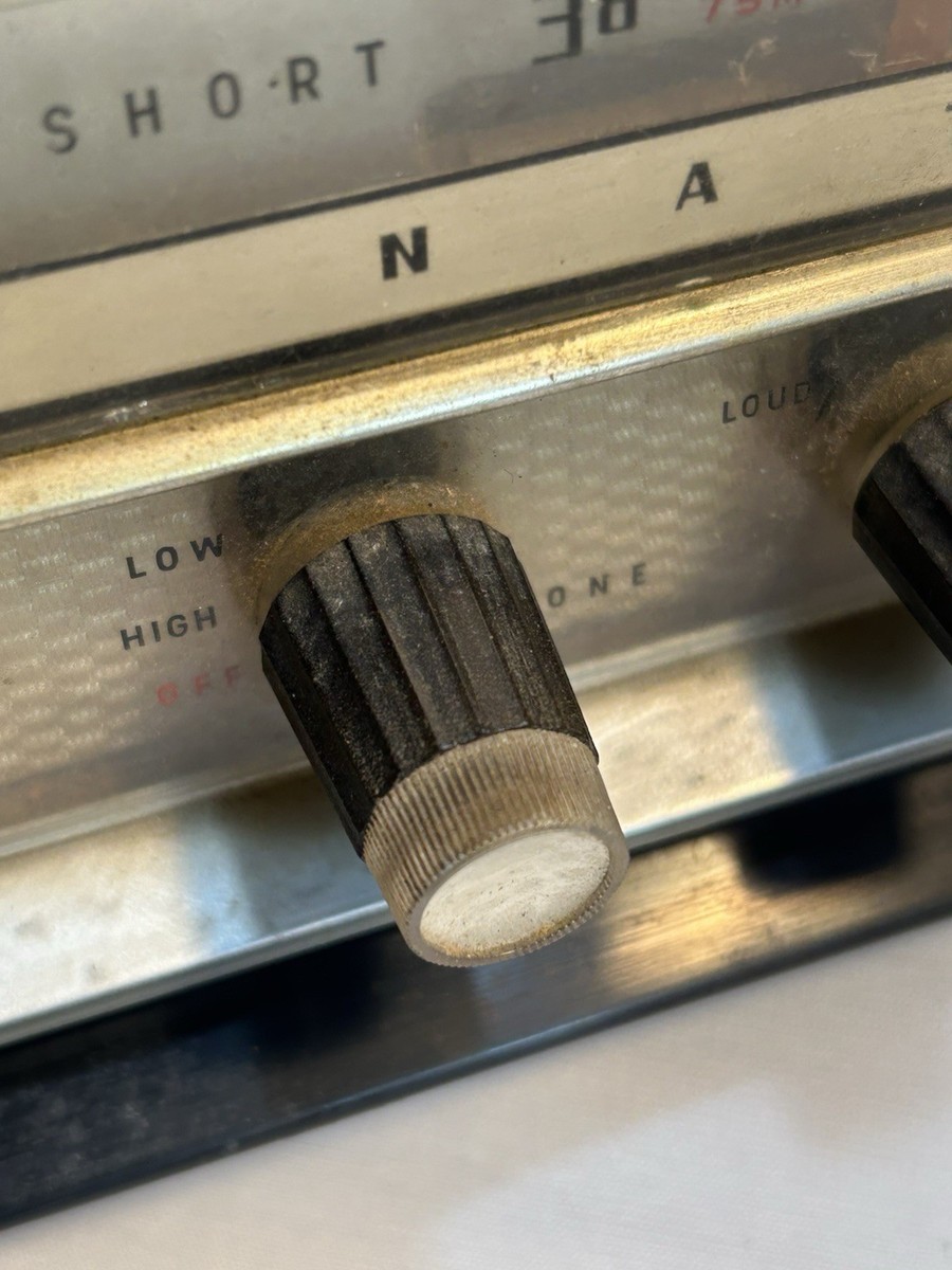 National DX-365 Vintage 1960 Vacuum Tube Radio Wide Sonic Super