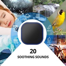 Sound White Noise Machine with 20 Non Looping Natural Soothing Sounds and Memory