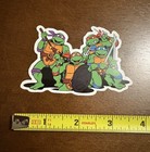 Teenage Mutant Ninja Turtles Decal Stickers Vinyl 2 1/4” X 3 3/4” New