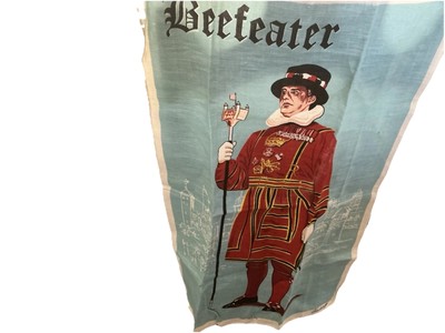 Beefeater!  What A Great Tea Towel!   Very Large 24X30 Inch.  Perfect For Wall.