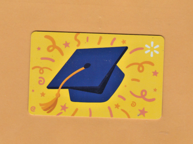 Collectible Walmart Gift Card - Graduation Hat Mortarboard - No Value - FD111181