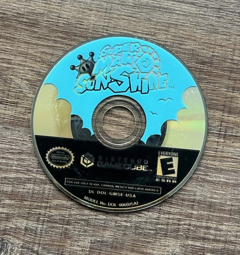 Super Mario Sunshine (Nintendo GameCube, 2002) TESTED - Disc Only
