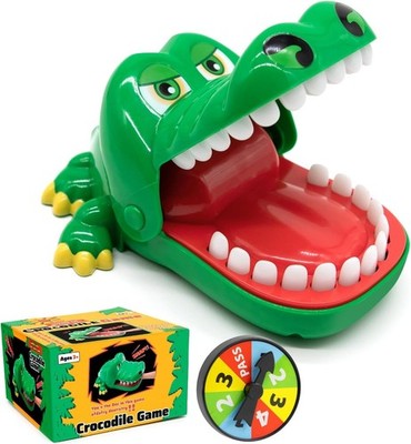 Upgraded Crocodile Teeth Dentist Game For Kids, Alligator Push Teeth Down, Fu...
