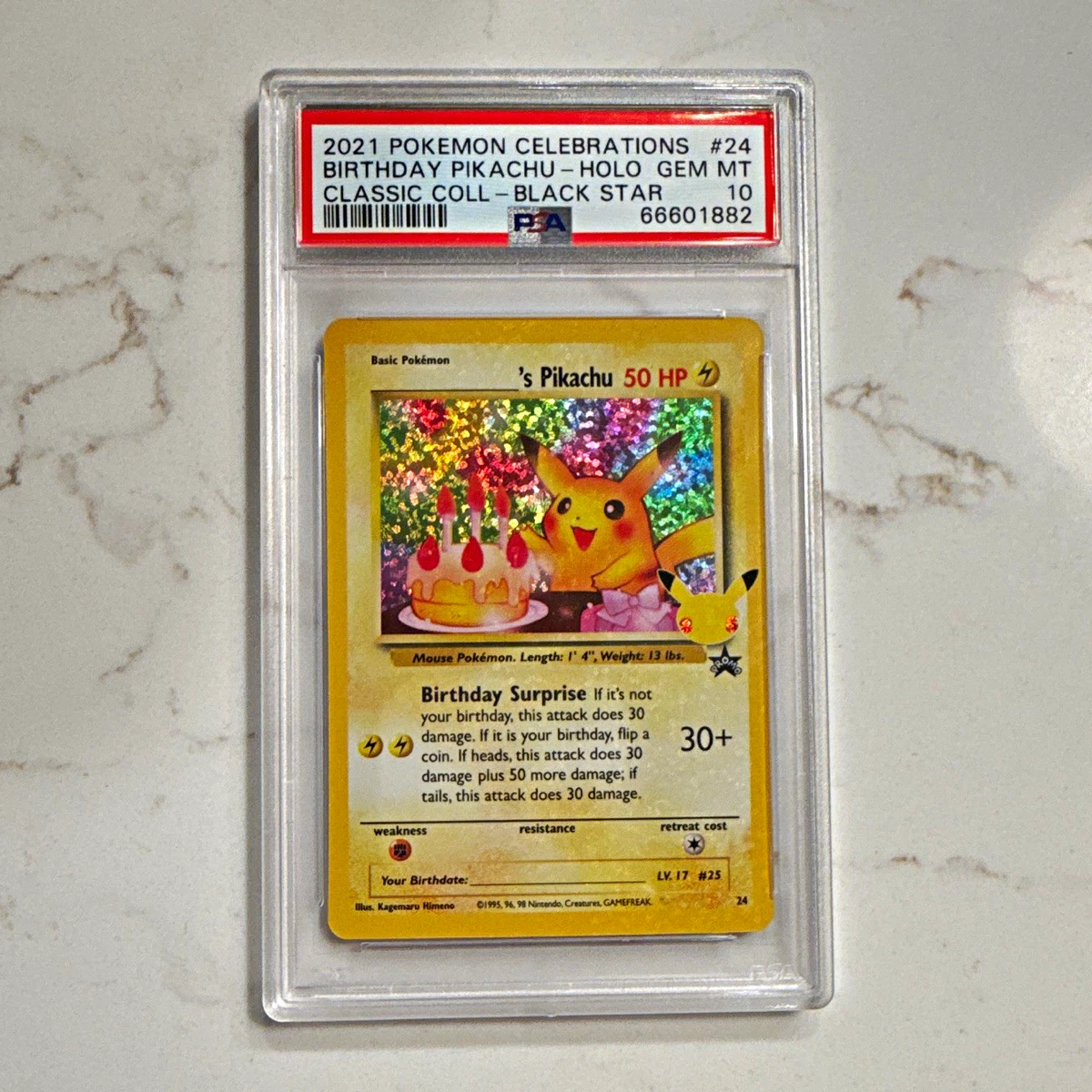 PSA10 のピカチュウ BIRTHDAY PIKACHU 25TH ANN.④ Birthday Pikachu for sale | eBay UK