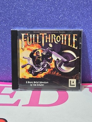 Full Throttle A Heavy Metal Adventure (CD-ROM) Computer Game Lucas Arts