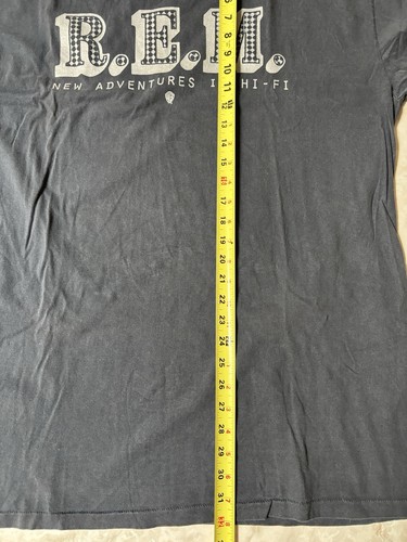 R.E.M. New Adventures In Hi- Fi T Shirt Grey Size XL NWOT Original - Picture 6 of 7