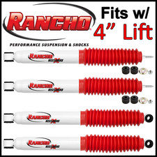 Rancho Rs5000x Front Rear Shocks 2005-2010 Ford F-350 Super Duty 4wd W4 Lift Rancho Rs5000x Front Rear Shocks 2005-2010 Ford F-350 Super Duty 4wd W4 Lift