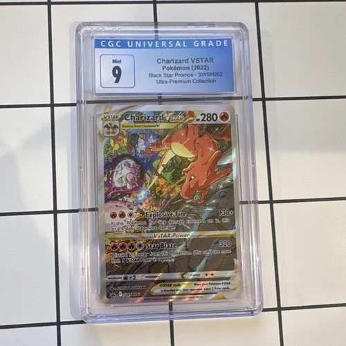 Charizard VSTAR CGC 9 Promo SWSH262 Sword & Shield Full Art Holo Pokémon TCG