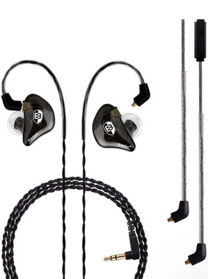 #ad #ad BASN Professional in Ear Monitor Headphones for Singers MMCX Pro Clear Black $55.99