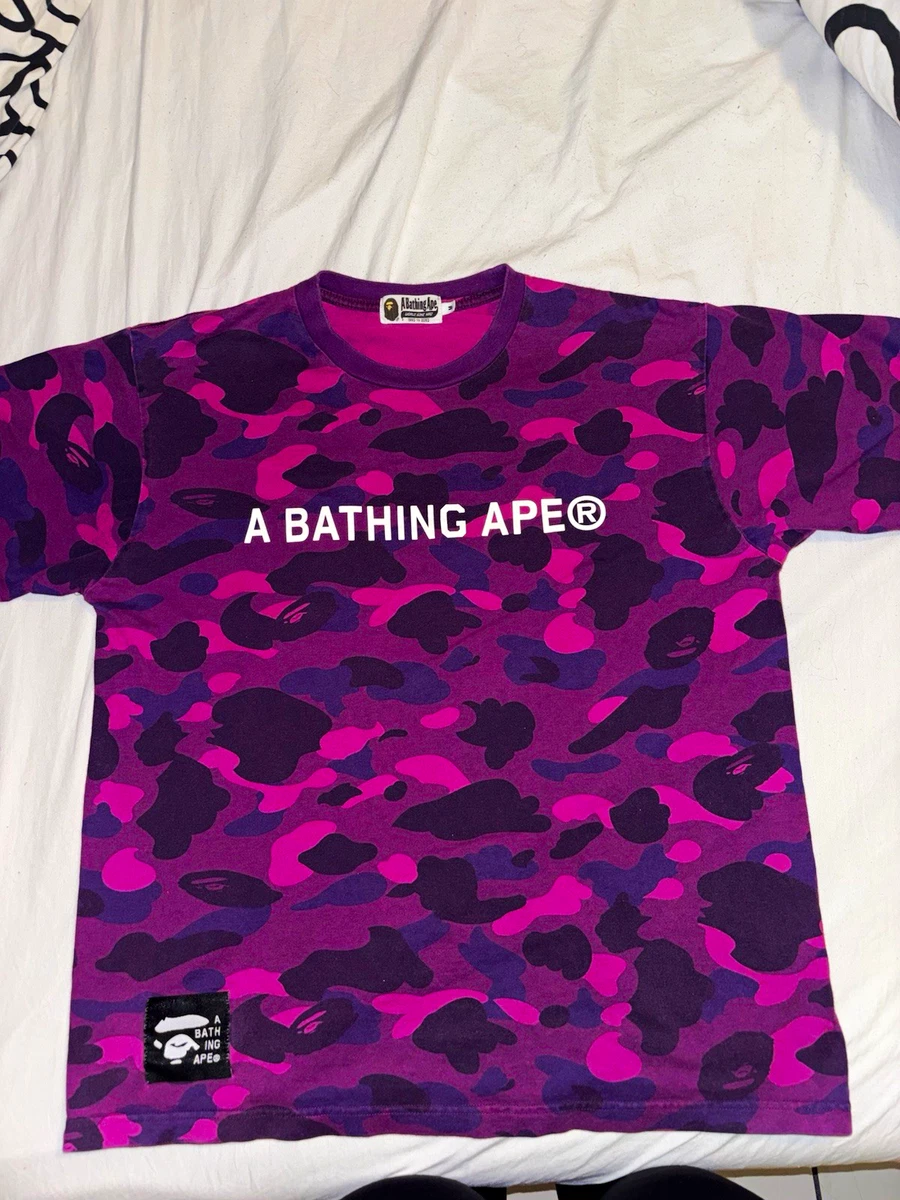 A Bathing Ape Purple T-Shirts for Men for sale | eBay