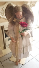 EINZELSTÜCK !!   XXL Engel    "Polly"   von Ute Kase-Lepp, Jahr  1994 ! !