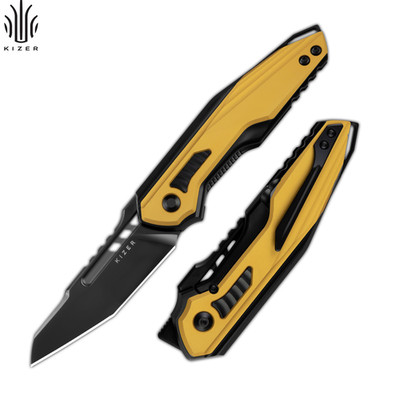 Kizer Zero Folding Pocket Knife S35VN Blade Titanium & Aluminum Handle Ki3664A1
