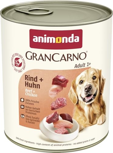 Animonda GranCarno pâtée pour chien adulte bœuf et dinde en boîte de 400g