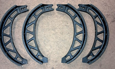 1935-38 Ford Mechanical Brake Shoes Set Cast Iron Unusual Rare Nos 1935-38 Ford Mechanical Brake Shoes Set Cast Iron Unusual Rare Nos