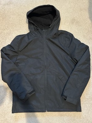 Black Primark Men's Hoodie Jacket Medium Size Zip Up Pockets