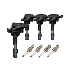 OEM Ignition Coil Pack UF816 27300-2E601 and Spark Plugs (Set of 4)... Fast Ship