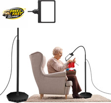 Magnifying Glass with Light and Stand 5X, 36 LED Dimmable Floor Magnifying