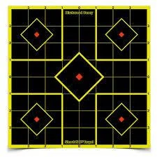 Shoot•N•C® 8 Inch Sight-In, 15 Targets - 36 Pasters