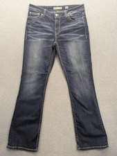 BKE Denim Dakota Jeans Womens 30R Blue Medium Wash Mid Rise Bootcut Stretch