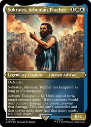 Sokrates, Athenian Teacher (Foil Etched) 250/309 Universes Beyond: Assassin's Creed