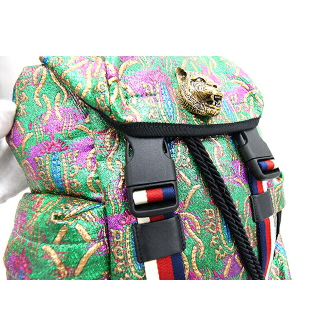 Gucci Backpack Brocade 466467 Green | eBay Gucci Backpack Brocade 466467 Green | eBay