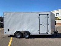 2022 US CARGO 7' X 16' STEEL ENCLOSED TRAILER - EXTRA HEIGHT