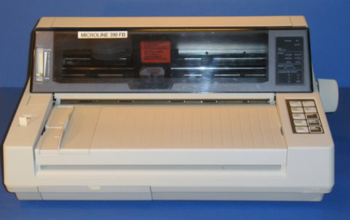 Oki 390FB Oki 390 FB Reparaturaustausch Flachbettdrucker Garantie,auch 390 Elite - Bild 5 von 7