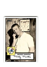 2007 Topps Insert Mantle Story Card #MMS4 Mickey Mantle New York Yankees MLB HOF