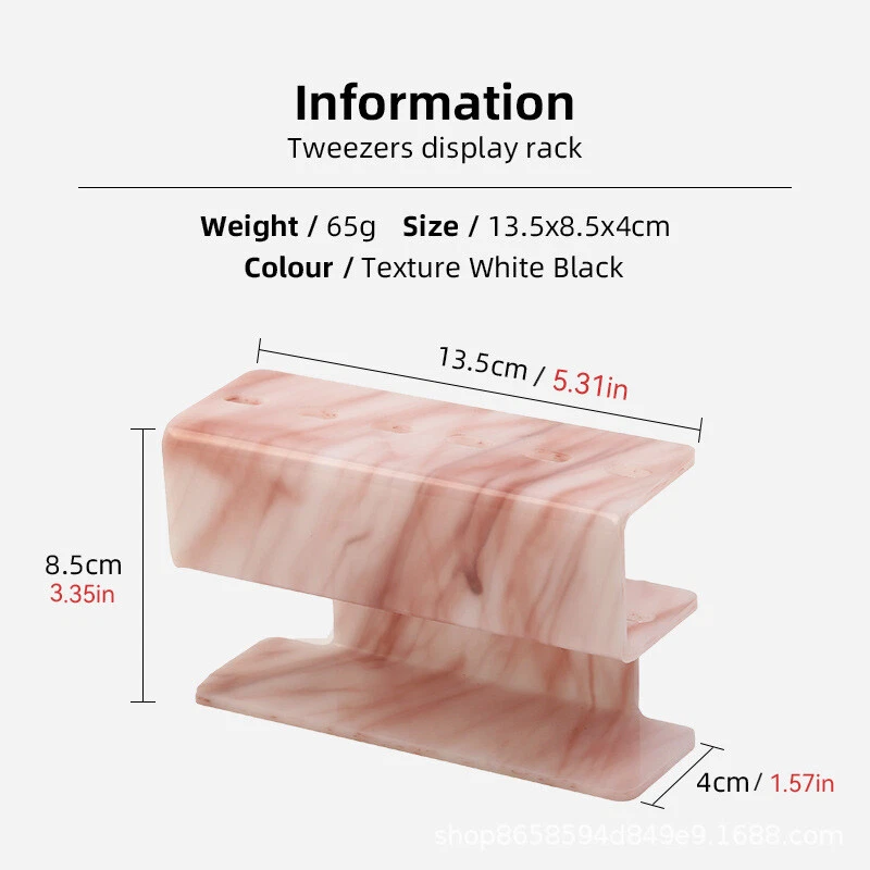 Pinzas de Pestañas Estante de Almacenamiento Pinza Soporte Uñas Belleza Herramientas Estante Foto 4 de 4