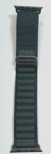 Apple Watch Band Alpine Loop 49MM Medium Dark Green w/Black Titanium G-Hook