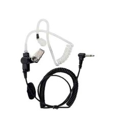 3.5MM Air Acoustic Sound Tube Headphones Listening Only Earpiece for Radio Mic