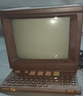 Minitel 1 Vintage - Ordinateur Collector RTIC PTT - état Fonctionnel