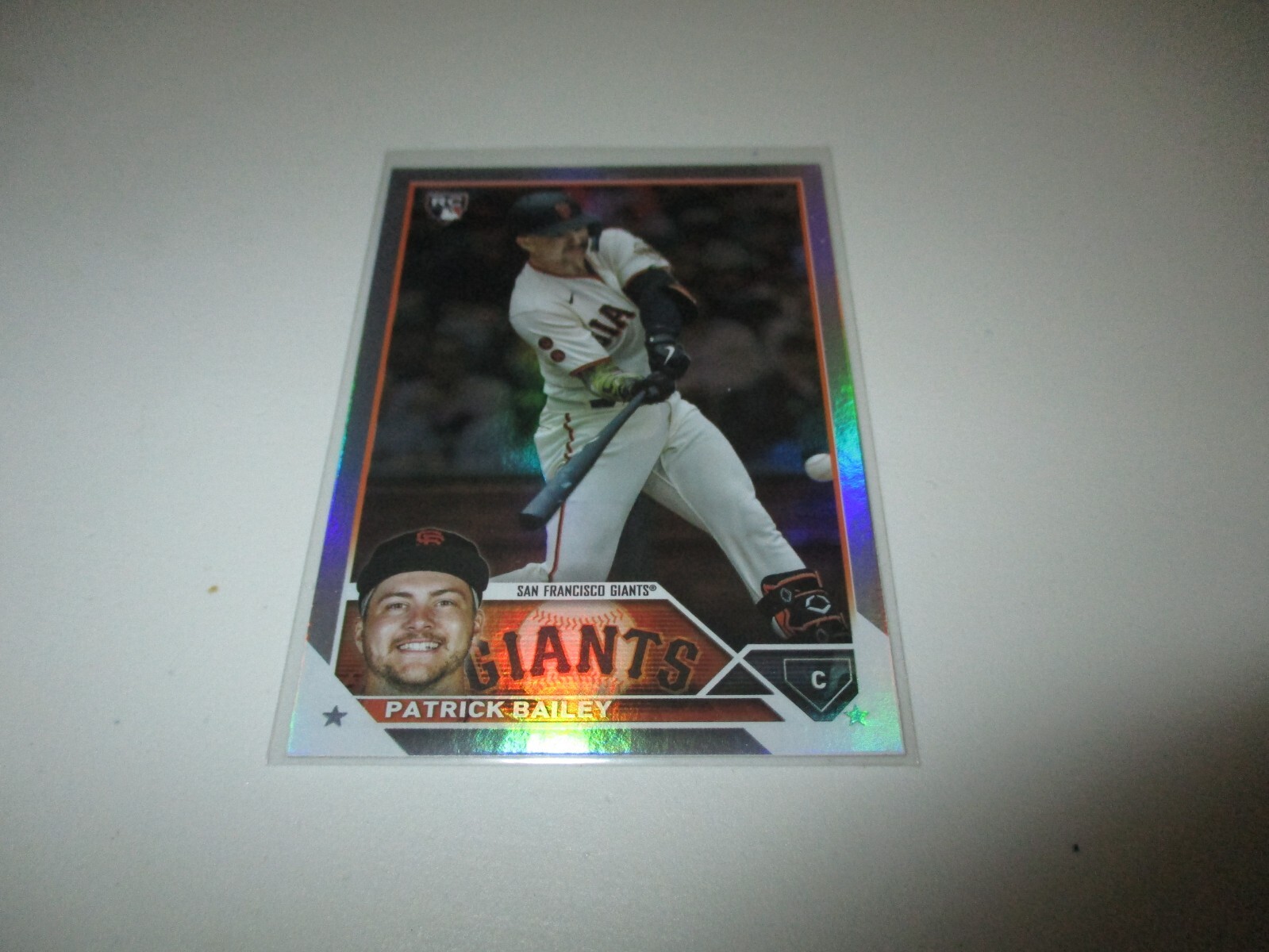 Patrick Bailey 2023 Topps Update Rainbow Foil RC #US8