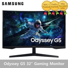 SAMSUNG Odyssey G5 G55C S32CG554 32" Gaming Curved Monitor 1000R QHD 165Hz 1ms