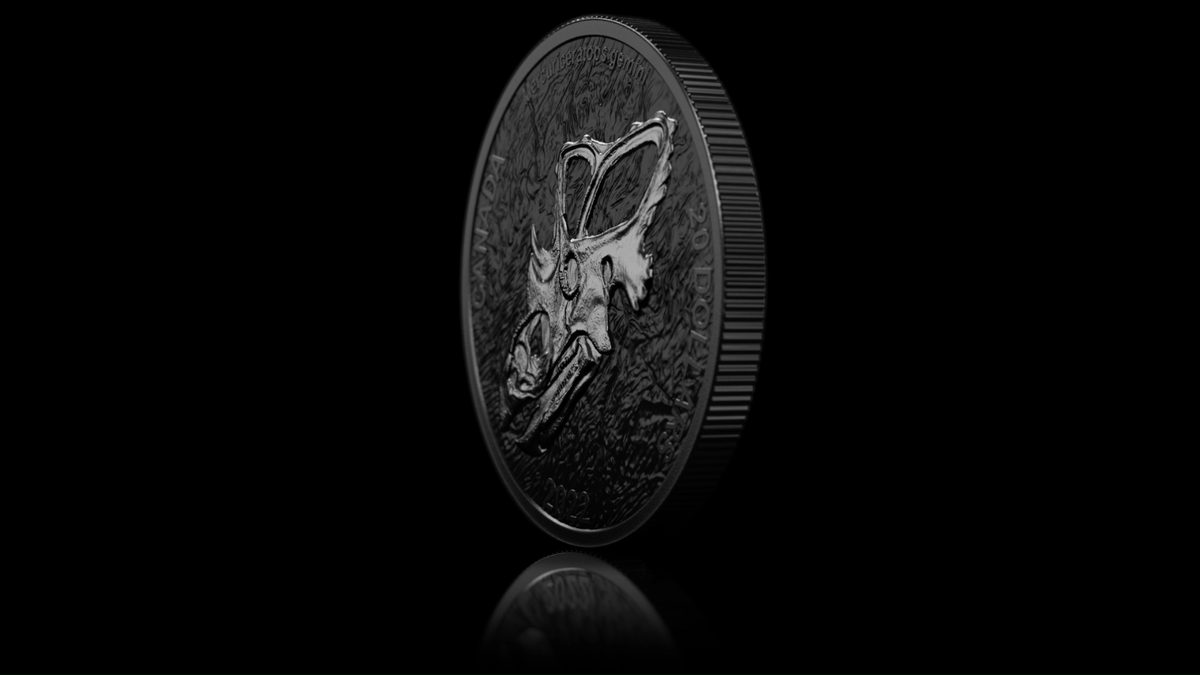 2022 Canada $20 Discovering Dinosaurs: Mercury's Horned Face