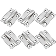 6Pcs Heavy Duty Lift Off Hinge 2" H-Shaped Door Hinges 304 Stainless Steel Le...