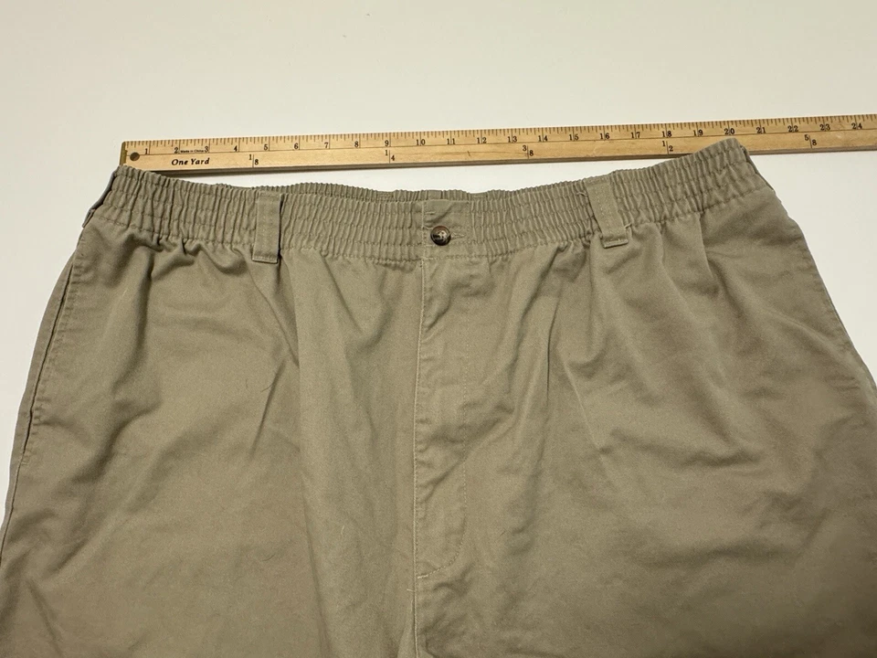 Himalaya Outfitters Pantalones Cortos Para Hombre 2XL Caqui Algodón Cintura Elástica (Sho1428Z6) Foto 3 de 4