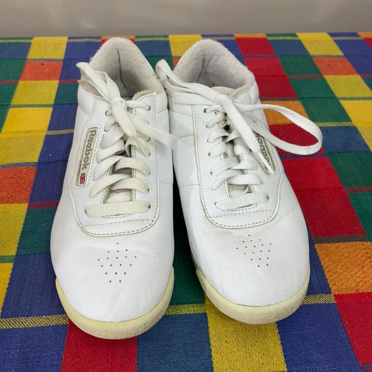 Reebok Classic Princess Womens White Leather Sneakers Shoes 2 30500 US 7
