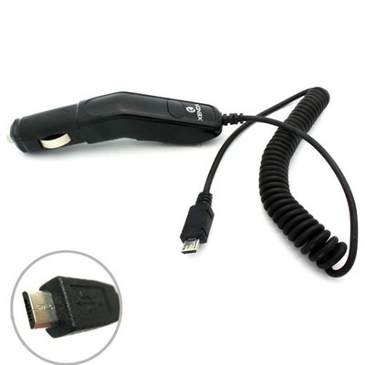 WHOLESALE LOT of BLACK CAR CHARGER VEHICLE PLUG IN DC POWER ADAPTER MICRO-USB