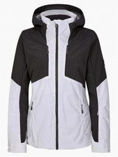 Ziener Damen Skijacke TiLFA Weiss Schwarz White 38 AquaShield Ski Jacket Ladies